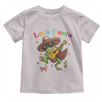 Funny Cinco De Mayo Frog Playing Guitar Toddler T Shirt Lets Fiesta