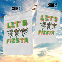 Funny Mariachi Frog Guitar Fiesta Garden Flag Cinco De Mayo Gift