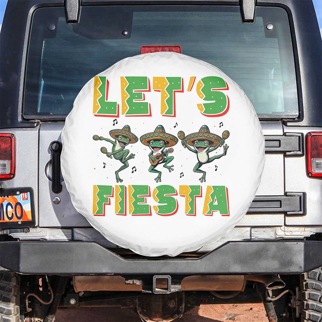 Funny Mariachi Frog Guitar Fiesta Spare Tire Cover Cinco De Mayo Gift