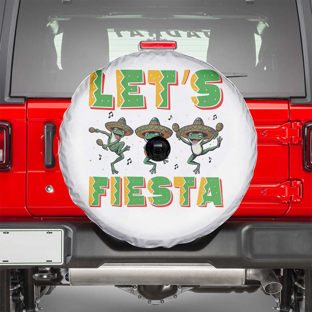 Funny Mariachi Frog Guitar Fiesta Spare Tire Cover Cinco De Mayo Gift
