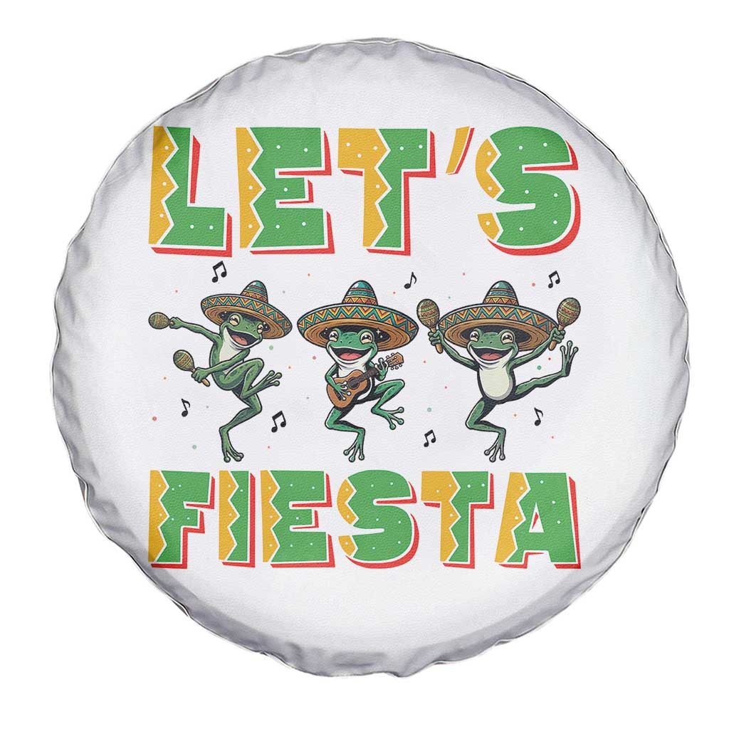 Funny Mariachi Frog Guitar Fiesta Spare Tire Cover Cinco De Mayo Gift
