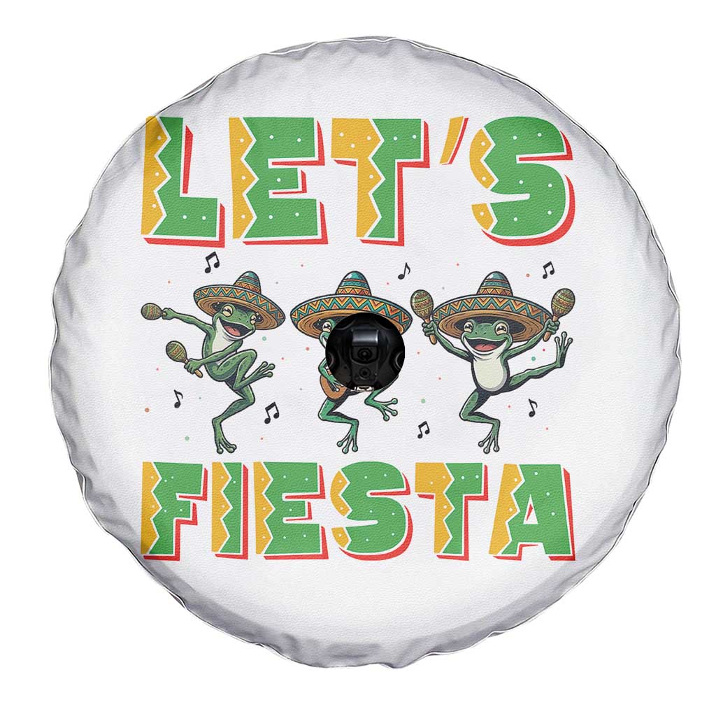 Funny Mariachi Frog Guitar Fiesta Spare Tire Cover Cinco De Mayo Gift
