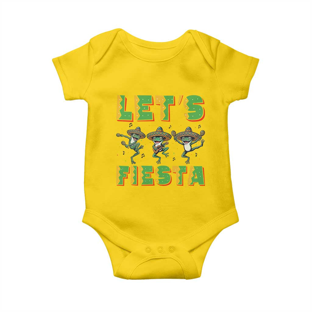 Funny Mariachi Frog Guitar Fiesta Baby Onesie Cinco De Mayo Gift