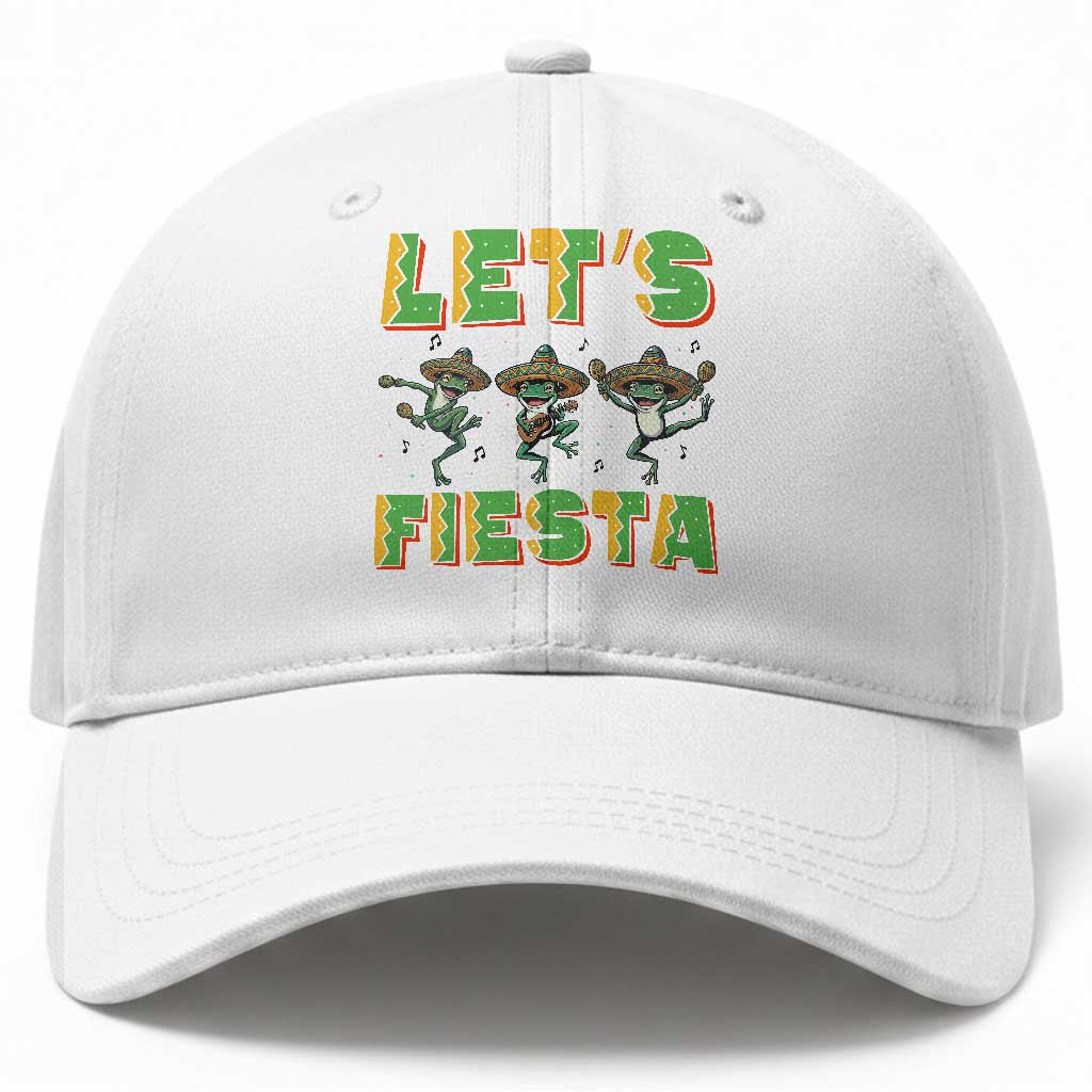Funny Mariachi Frog Guitar Fiesta Baseball Cap Cinco De Mayo Gift