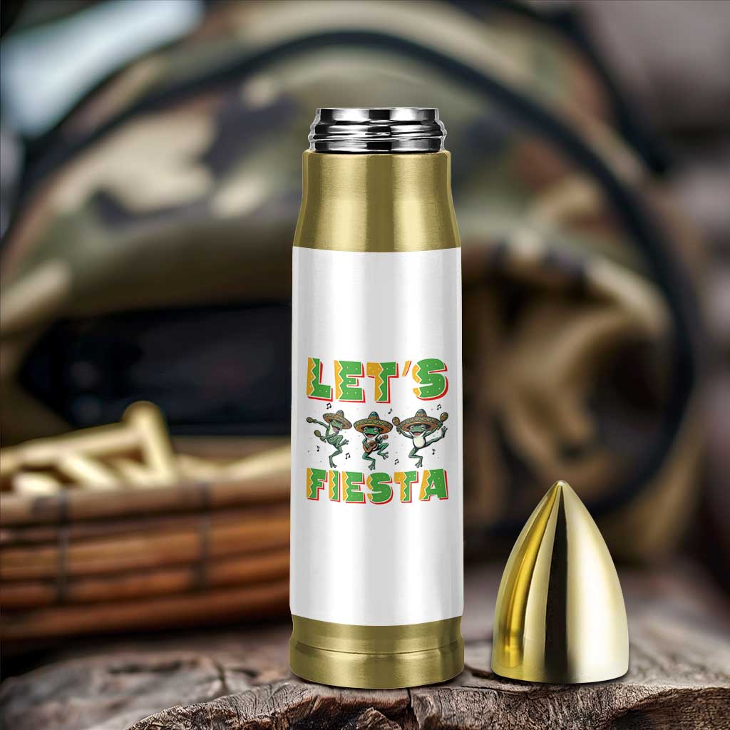 Funny Mariachi Frog Guitar Fiesta Bullet Tumbler Cinco De Mayo Gift