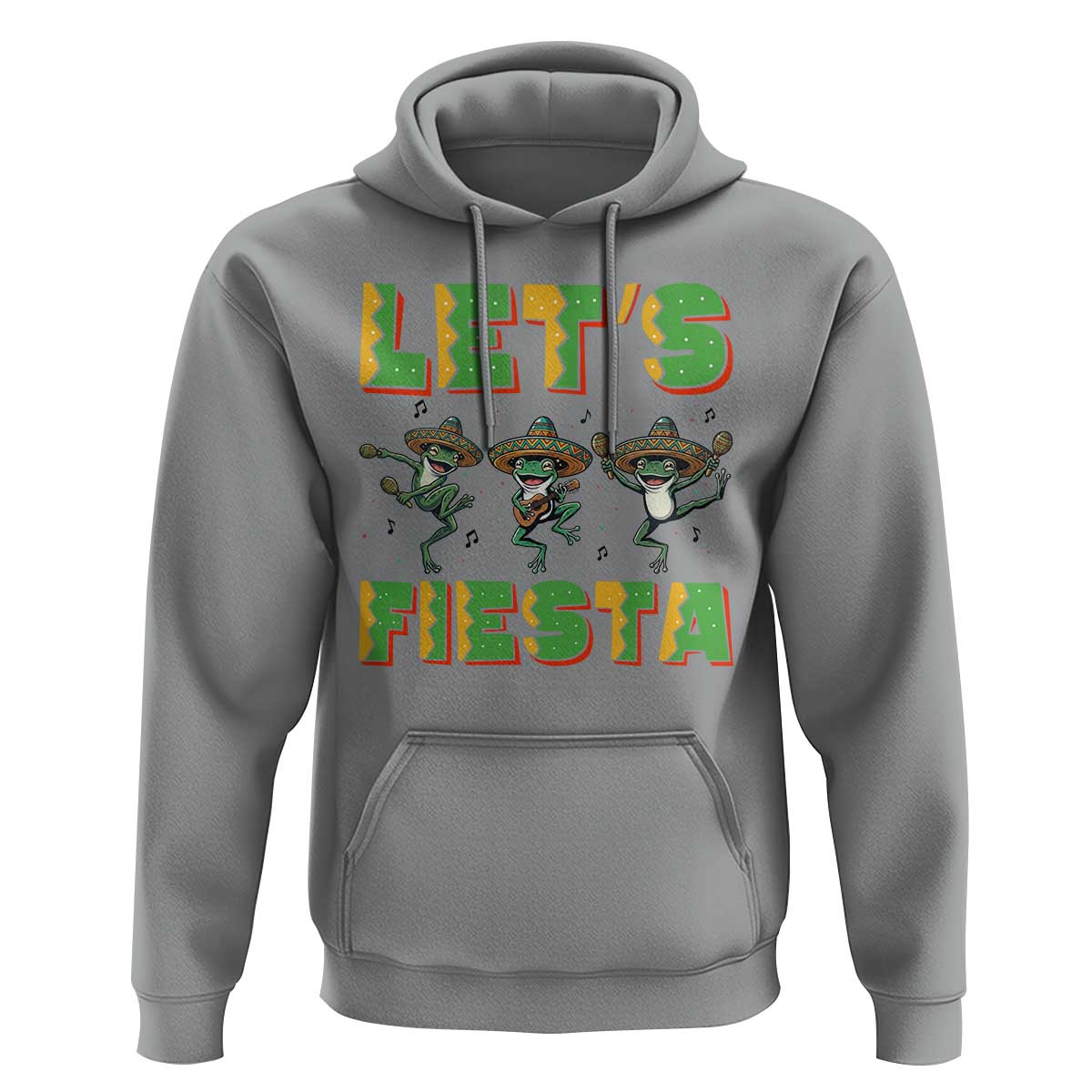 Funny Mariachi Frog Guitar Fiesta Hoodie Cinco De Mayo Gift