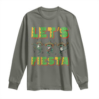 Funny Mariachi Frog Guitar Fiesta Long Sleeve Shirt Cinco De Mayo Gift