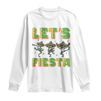Funny Mariachi Frog Guitar Fiesta Long Sleeve Shirt Cinco De Mayo Gift