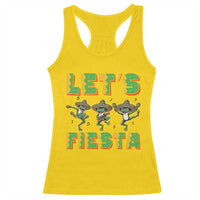 Funny Mariachi Frog Guitar Fiesta Racerback Tank Top Cinco De Mayo Gift