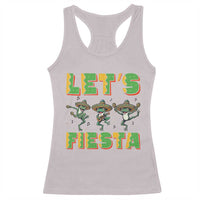 Funny Mariachi Frog Guitar Fiesta Racerback Tank Top Cinco De Mayo Gift