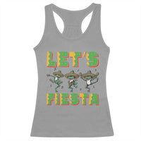 Funny Mariachi Frog Guitar Fiesta Racerback Tank Top Cinco De Mayo Gift