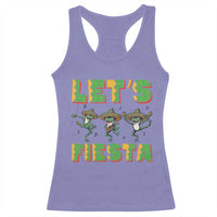 Funny Mariachi Frog Guitar Fiesta Racerback Tank Top Cinco De Mayo Gift