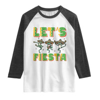 Funny Mariachi Frog Guitar Fiesta Raglan Shirt Cinco De Mayo Gift