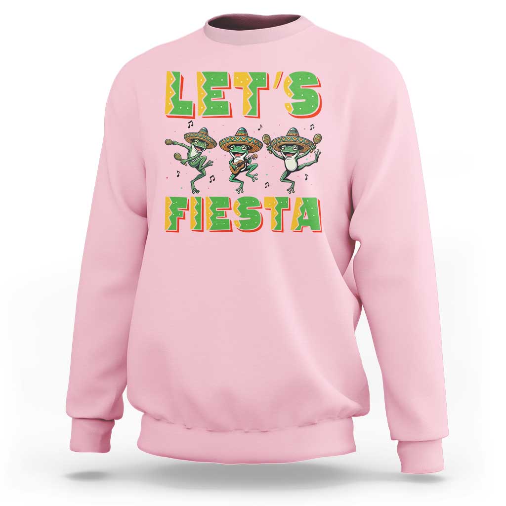 Funny Mariachi Frog Guitar Fiesta Sweatshirt Cinco De Mayo Gift