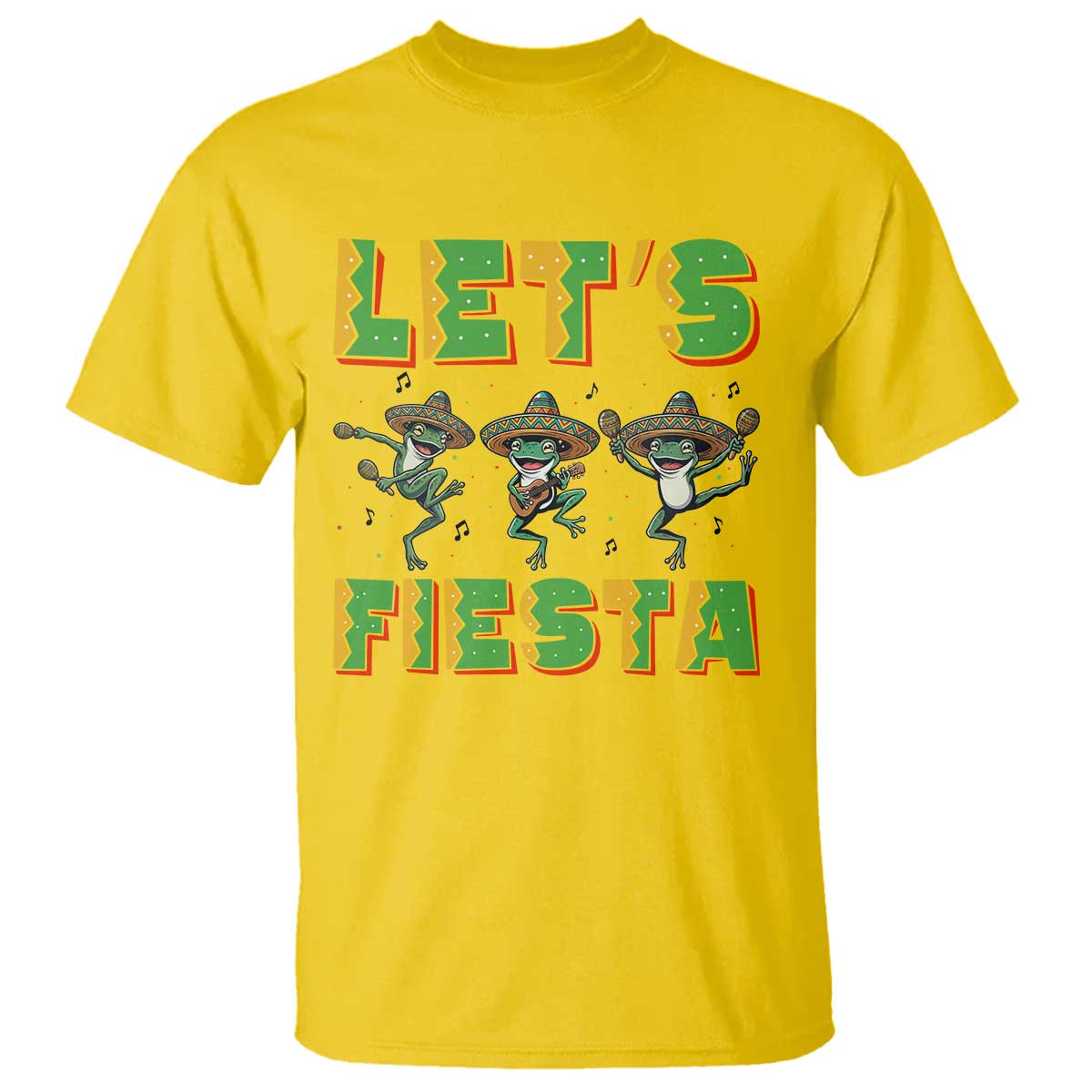 Funny Mariachi Frog Guitar Fiesta T Shirt Cinco De Mayo Gift