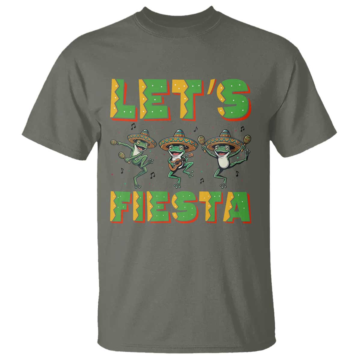 Funny Mariachi Frog Guitar Fiesta T Shirt Cinco De Mayo Gift