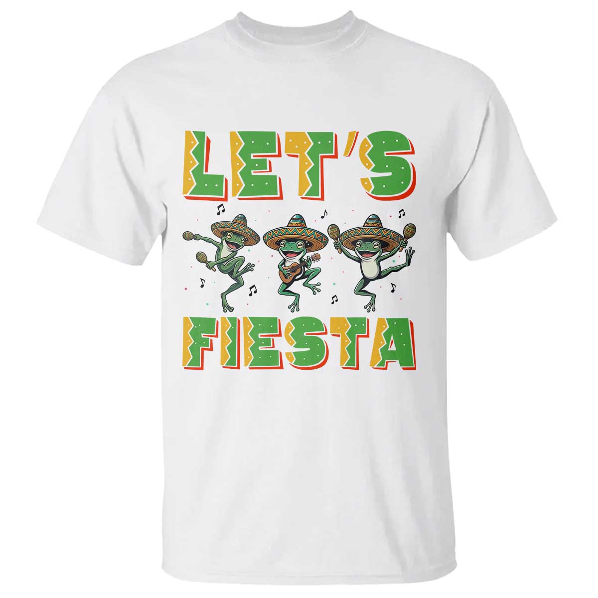 Funny Mariachi Frog Guitar Fiesta T Shirt Cinco De Mayo Gift