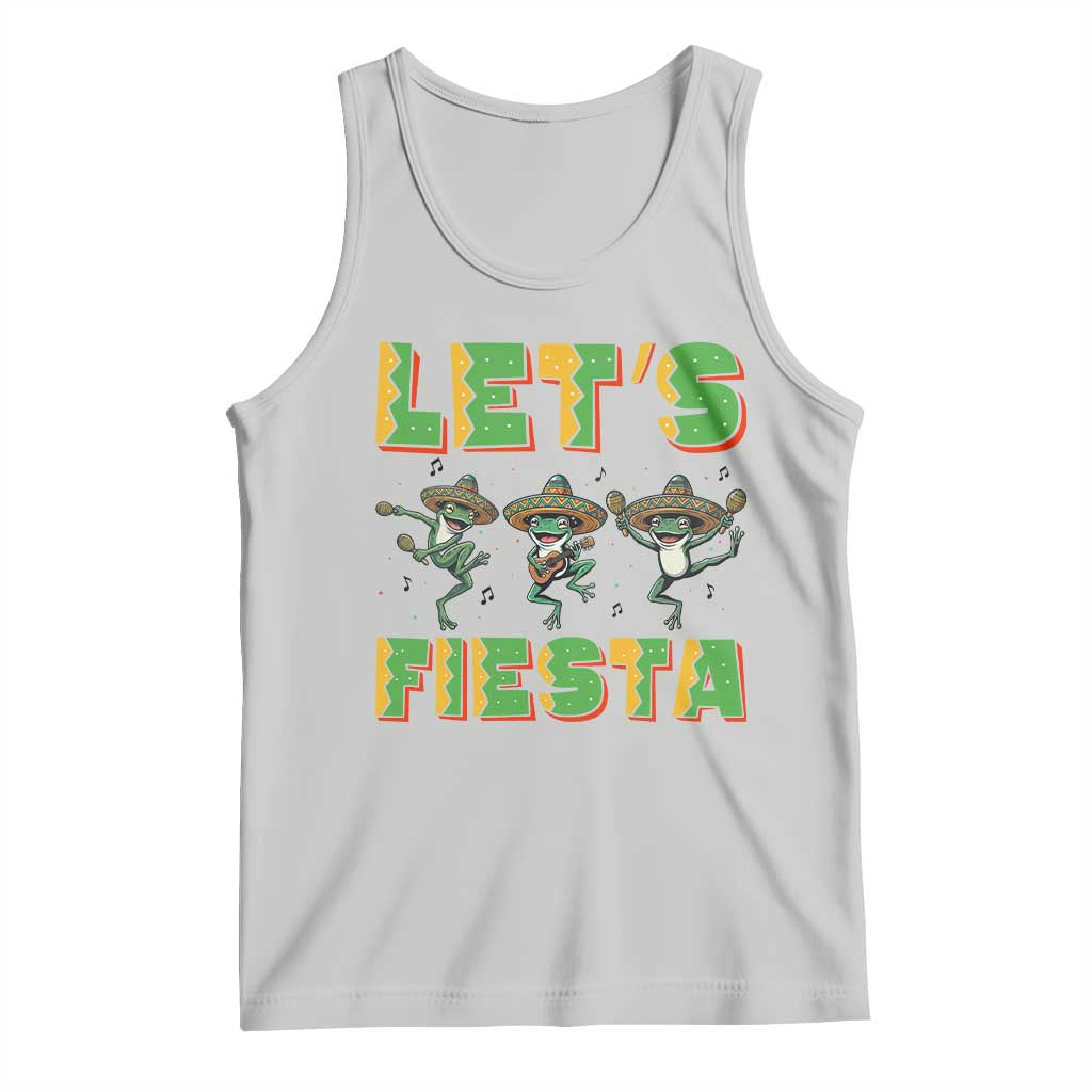 Funny Mariachi Frog Guitar Fiesta Tank Top Cinco De Mayo Gift