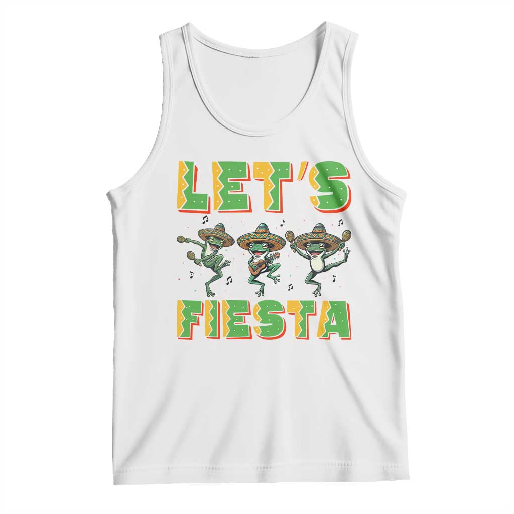 Funny Mariachi Frog Guitar Fiesta Tank Top Cinco De Mayo Gift