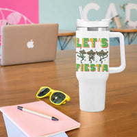 Funny Mariachi Frog Guitar Fiesta Tumbler With Handle Cinco De Mayo Gift