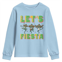 Funny Mariachi Frog Guitar Fiesta Youth Sweatshirt Cinco De Mayo Gift