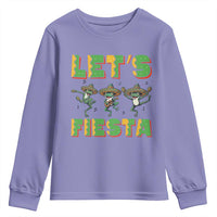 Funny Mariachi Frog Guitar Fiesta Youth Sweatshirt Cinco De Mayo Gift