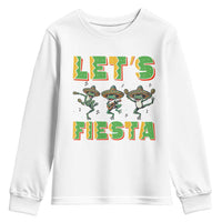 Funny Mariachi Frog Guitar Fiesta Youth Sweatshirt Cinco De Mayo Gift