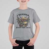Funny Cinco De Mayo Mothman T Shirt For Kid I Wanna Stuff Her Taco