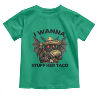 Funny Cinco De Mayo Mothman Toddler T Shirt I Wanna Stuff Her Taco