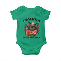 Funny Cinco De Mayo Mothman Baby Onesie I Wanna Taste His Salsa