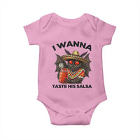 Funny Cinco De Mayo Mothman Baby Onesie I Wanna Taste His Salsa