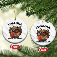 Funny Cinco De Mayo Mothman Ceramic Ornament I Wanna Taste His Salsa