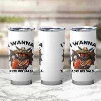 Funny Cinco De Mayo Mothman Tumbler Cup I Wanna Taste His Salsa