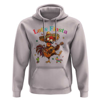 Lets Fiesta Cinco de May Hoodie Funny Chicken Playing Guitar