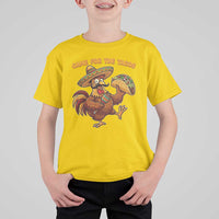 Funny Cinco De Mayo Chicken T Shirt For Kid Came For The Tacos