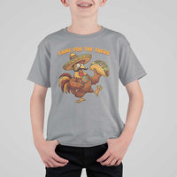 Funny Cinco De Mayo Chicken T Shirt For Kid Came For The Tacos