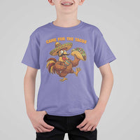 Funny Cinco De Mayo Chicken T Shirt For Kid Came For The Tacos