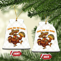 Funny Cinco De Mayo Chicken Ceramic Ornament Came For The Tacos