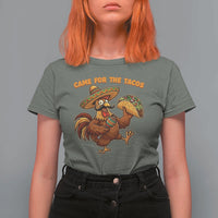 Funny Cinco De Mayo Chicken T Shirt For Women Came For The Tacos