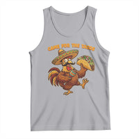 Funny Cinco De Mayo Chicken Tank Top Came For The Tacos