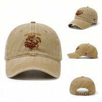 Funny Cinco De Mayo Chicken Washed Cotton Baseball Cap Came For The Tacos
