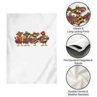 Funny Cinco De Mayo Chicken Squad Garden Flag Mexican Party Celebration Gift