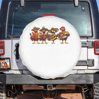 Funny Cinco De Mayo Chicken Squad Spare Tire Cover Mexican Party Celebration Gift