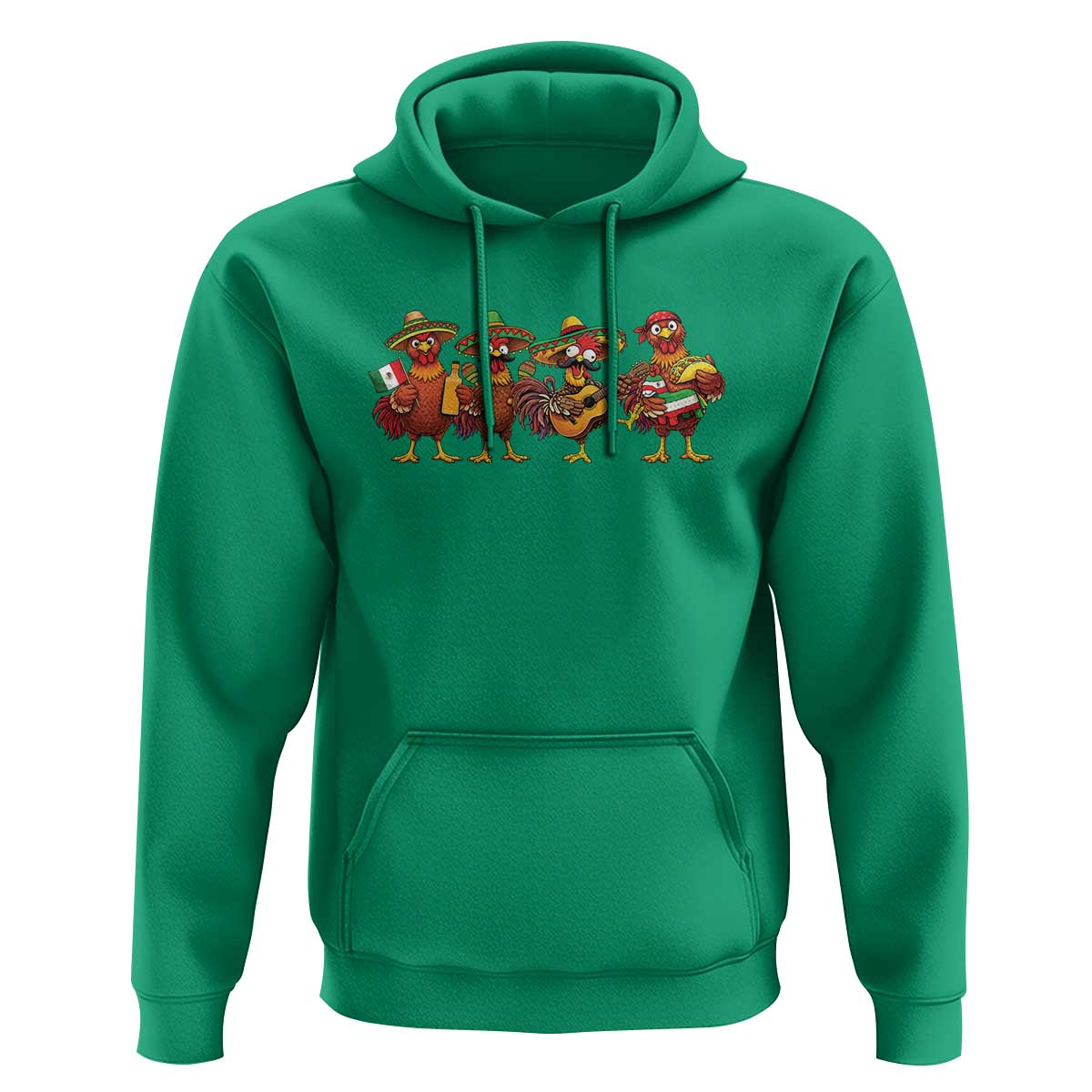Funny Cinco De Mayo Chicken Squad Hoodie Mexican Party Celebration Gift