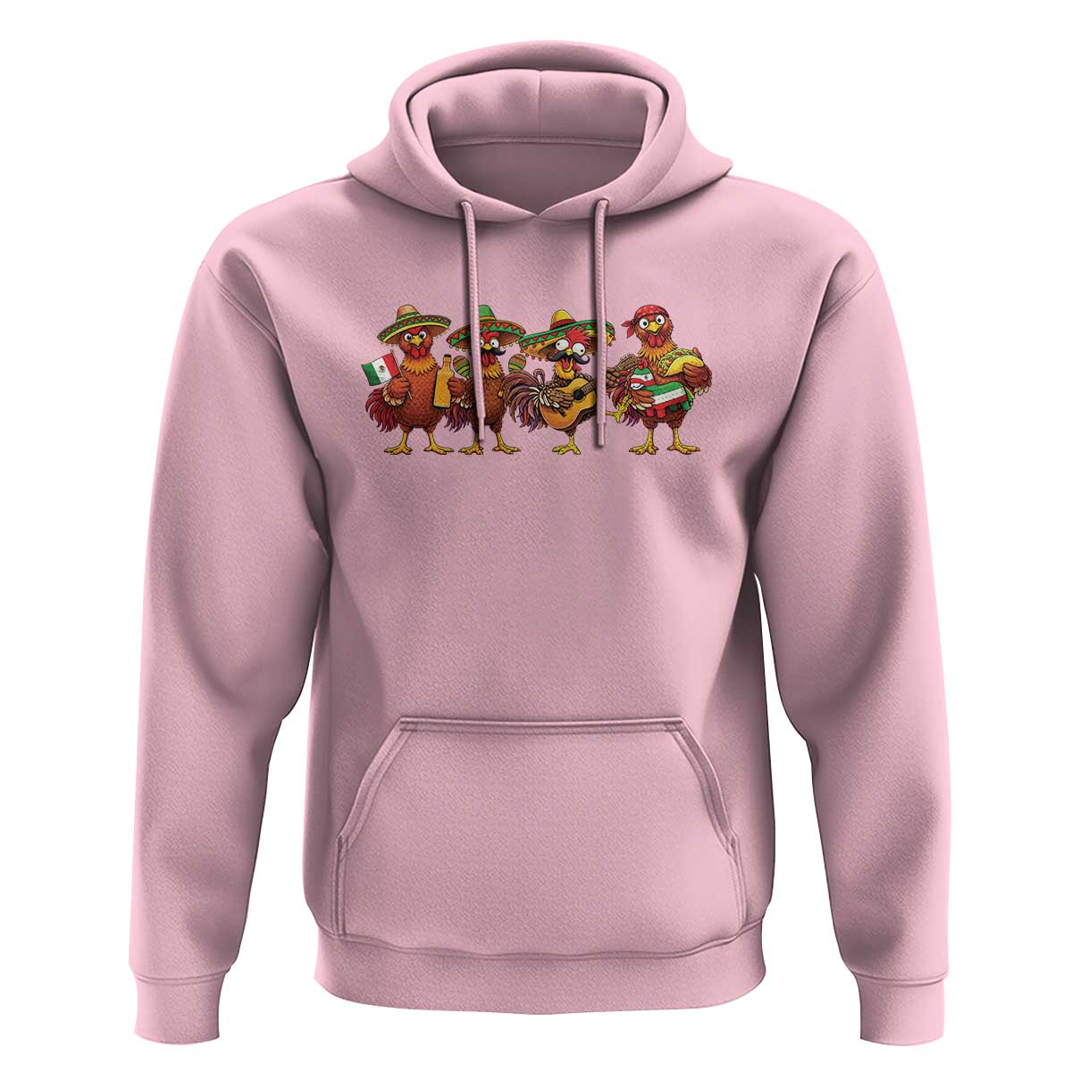 Funny Cinco De Mayo Chicken Squad Hoodie Mexican Party Celebration Gift