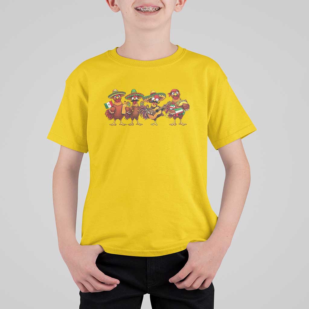 Funny Cinco De Mayo Chicken Squad T Shirt For Kid Mexican Party Celebration Gift