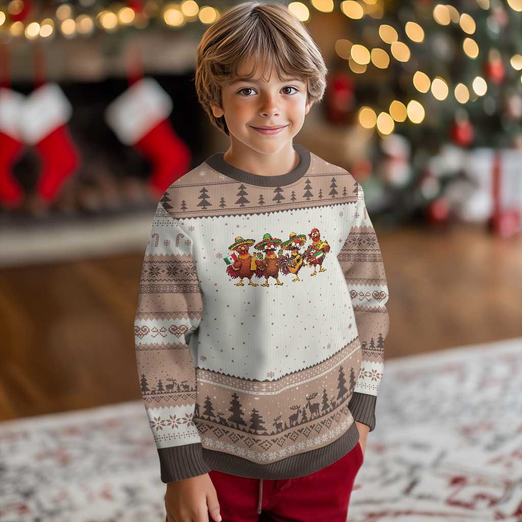 Funny Cinco De Mayo Chicken Squad Ugly Christmas Sweater Mexican Party Celebration Gift