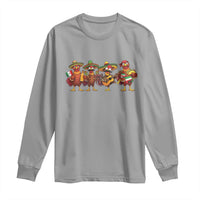 Funny Cinco De Mayo Chicken Squad Long Sleeve Shirt Mexican Party Celebration Gift