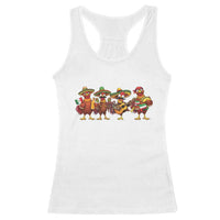 Funny Cinco De Mayo Chicken Squad Racerback Tank Top Mexican Party Celebration Gift
