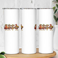 Funny Cinco De Mayo Chicken Squad Skinny Tumbler Mexican Party Celebration Gift